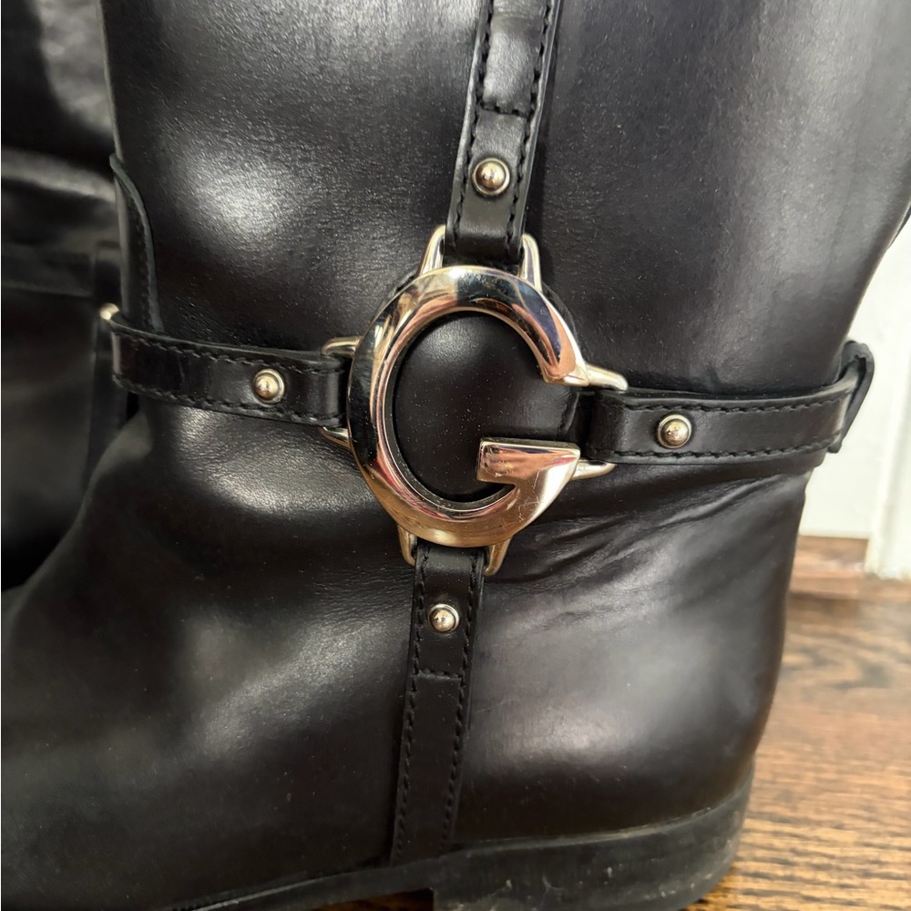 Authentic Gucci black riding boots - Picture 2 of 6